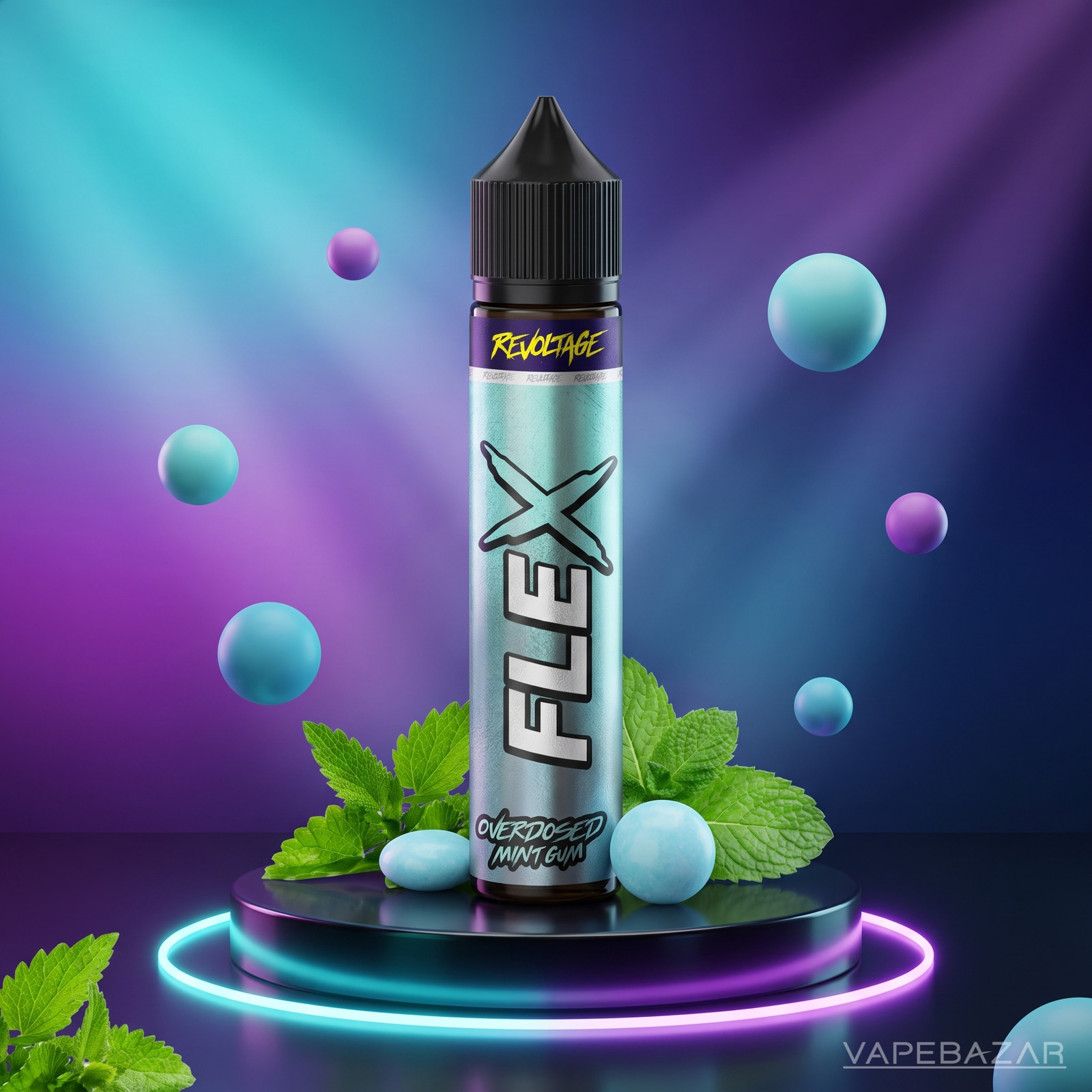 revoltage flex longfill overdosed mint gum 7ml | Vapebazar Revoltage Flex Longfill 7 Ml - Overdosed Mint Gum – Longfill Aroma