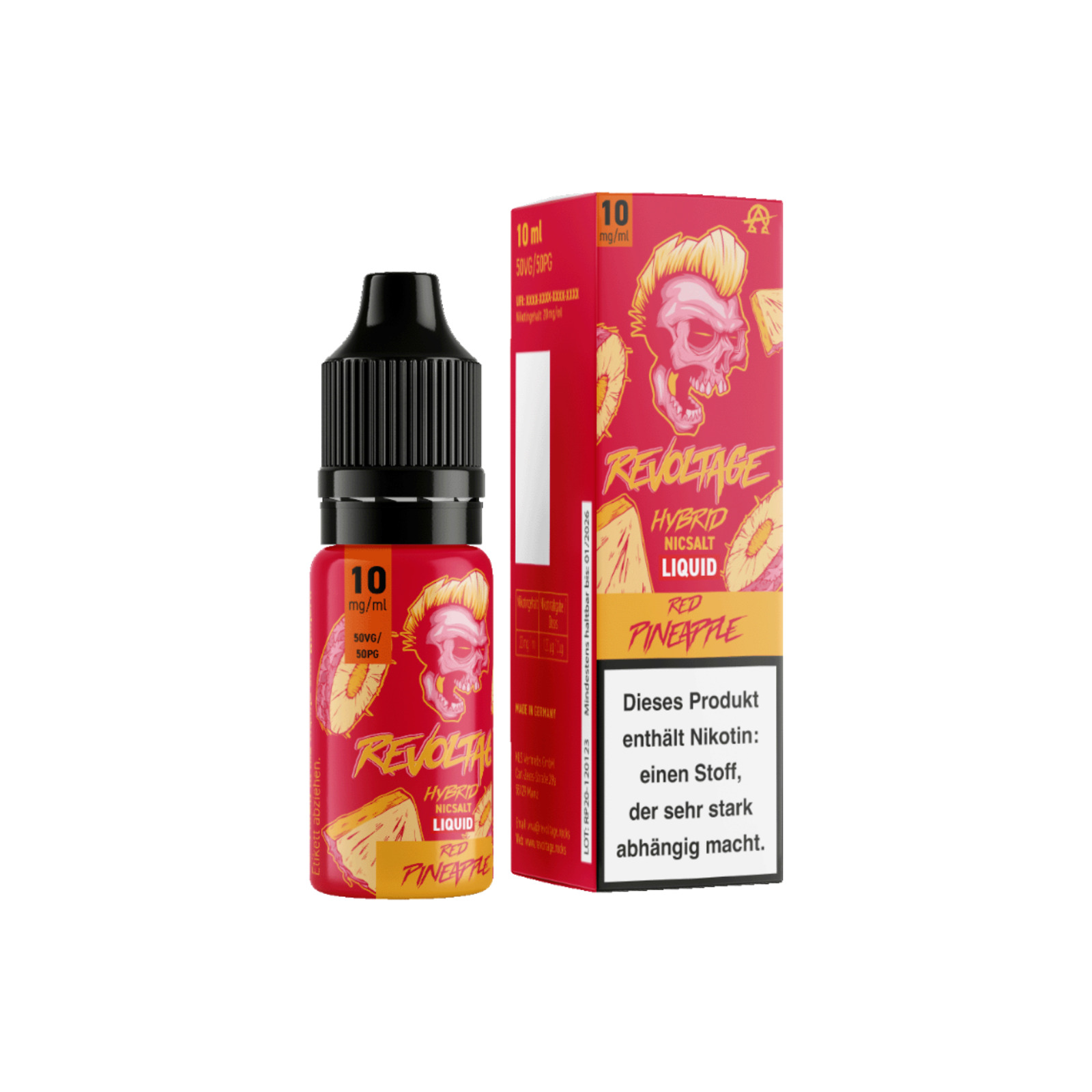 revoltage hybrid liquid red pineapple 10mg | Vapebazar Revoltage Hybrid Liquid Red Pineapple 10Mg/Ml