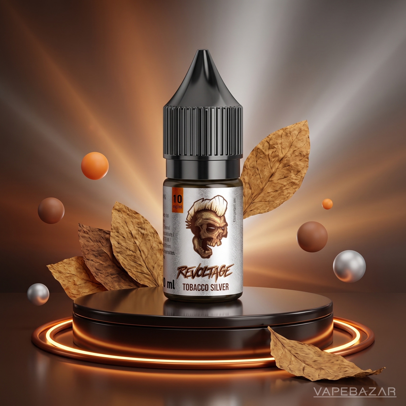 revoltage hybrid liquid tobacco silver | Vapebazar Revoltage Hybrid Nikotinsalz Liquid Tobacco Silver 10 Ml