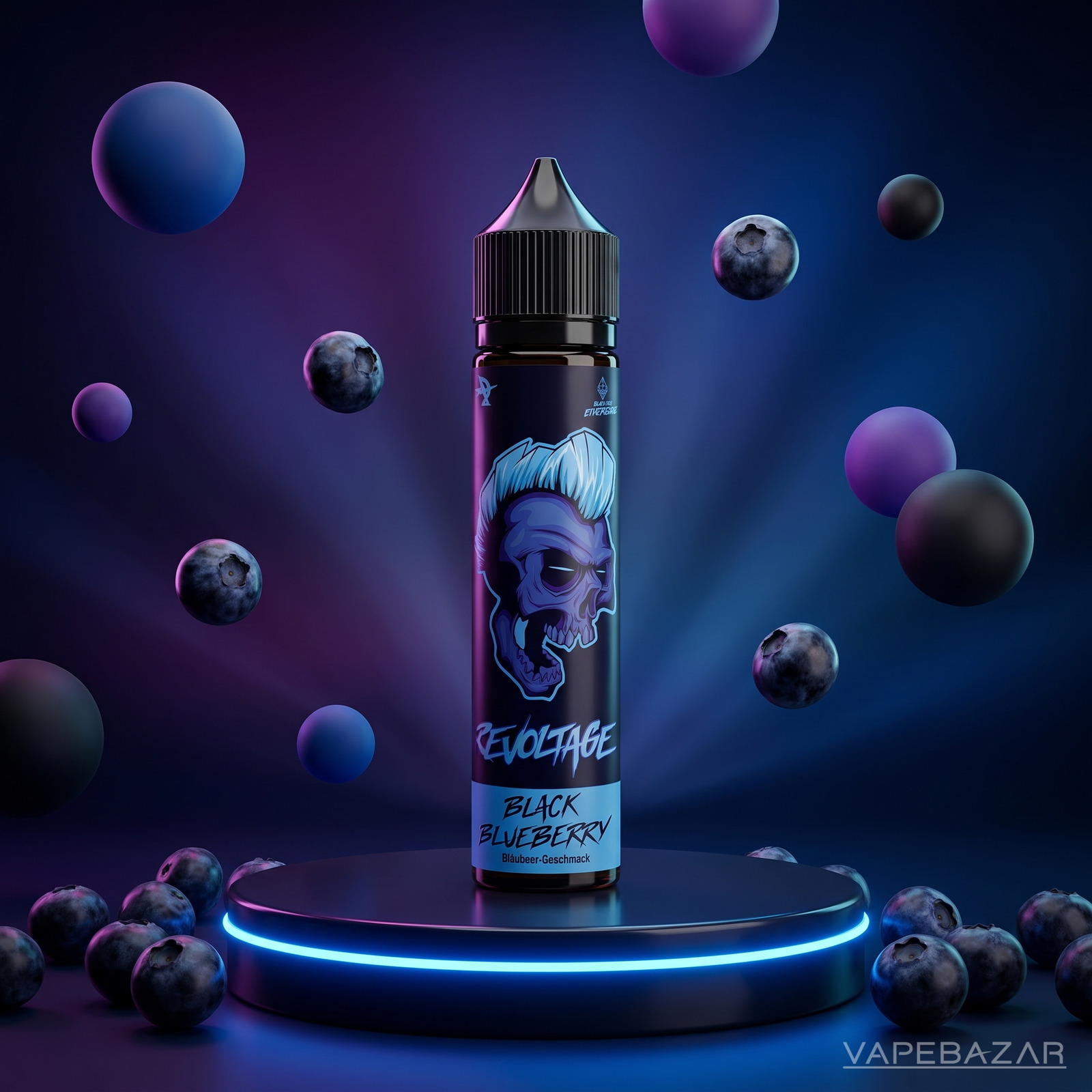 revoltage longfill black blueberry 15ml | Vapebazar Revoltage Longfill 15 Ml - Black Blueberry – Longfill Aroma