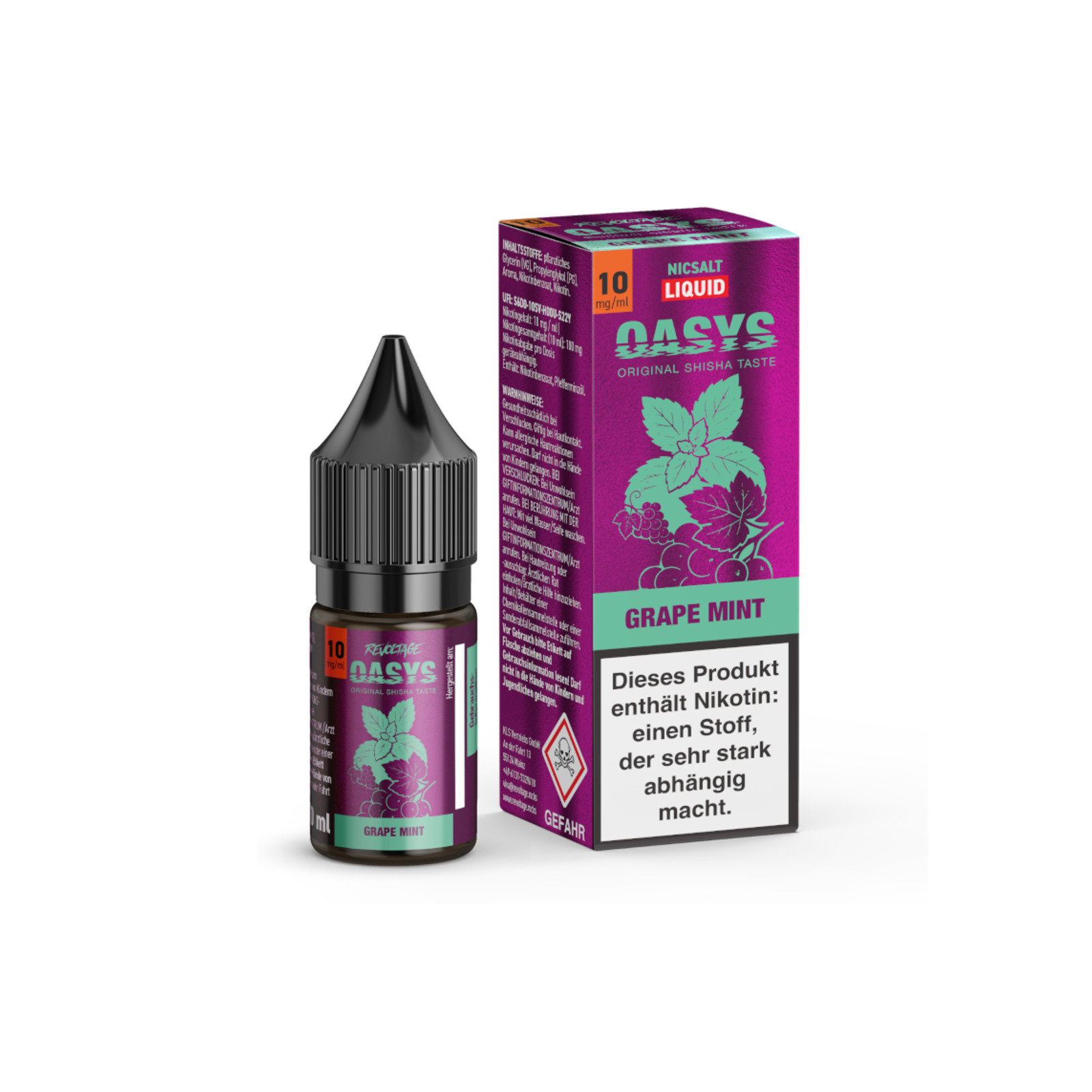 revoltage oasys liquid grape mint 10mg | Vapebazar Revoltage Oasys Liquid Grape Mint 10Mg/Ml