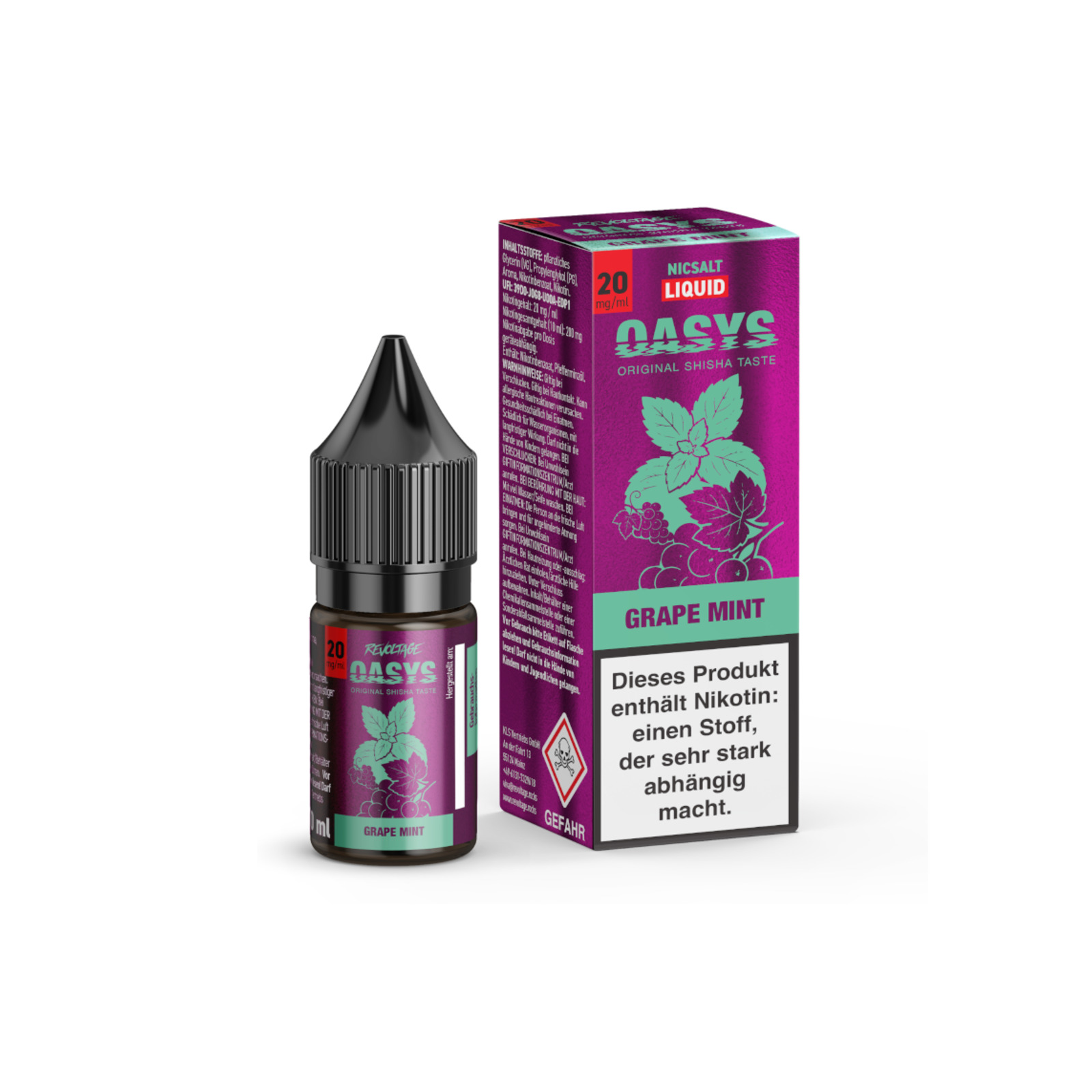 revoltage oasys liquid grape mint 20mg | Vapebazar Revoltage Oasys Liquid Grape Mint 20Mg/Ml