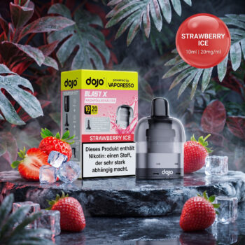 Vaporesso Dojo Blast X Pod Nachfüllbehälter 10ml - Strawberry Ice - 20mg