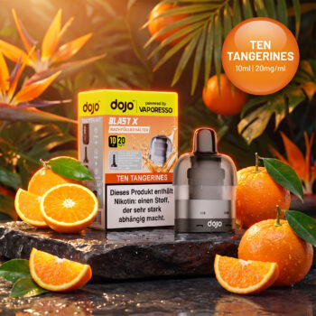 Vaporesso Dojo Blast X Pod Nachfüllbehälter 10ml - Ten Tangerines - 20mg