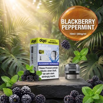 Vaporesso Dojo Blast X Pod Nachfüllbehälter 10Ml - Blackberry Peppermint - 20Mg