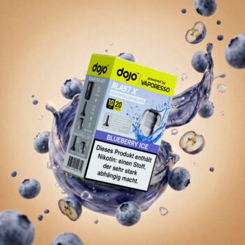 Vaporesso Dojo Blast X Pod Nachfüllbehälter 10ml - Blueberry Ice - 20mg – Splash