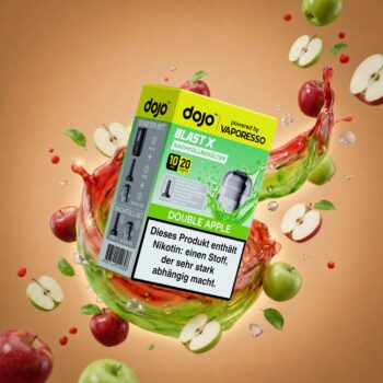 Vaporesso Dojo Blast X Pod Nachfüllbehälter 10ml - Double Apple - 20mg – Splash