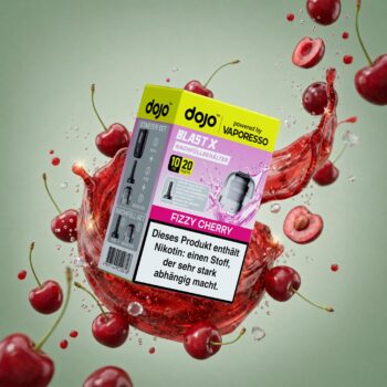 Vaporesso Dojo Blast X Pod Nachfüllbehälter 10ml - Fizzy Cherry - 20mg – Splash