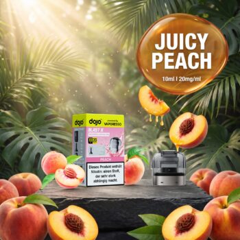 Vaporesso Dojo Blast X Pod Nachfüllbehälter 10Ml - Juicy Peach - 20Mg