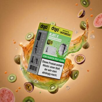 Vaporesso Dojo Blast X Pod Nachfüllbehälter 10ml - Kiwi Passion Fruit Guava - 20mg – Splash