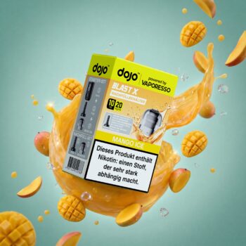 Vaporesso Dojo Blast X Pod Nachfüllbehälter 10ml - Mango Ice - 20mg – Splash