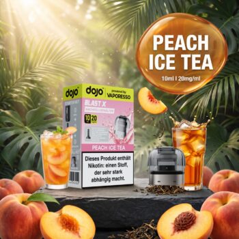 Vaporesso Dojo Blast X Pod Nachfüllbehälter 10Ml - Peach Ice Tea - 20Mg