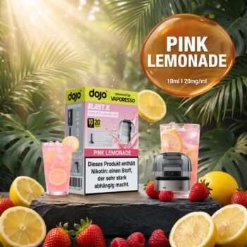Vaporesso Dojo Blast X Pod Nachfüllbehälter 10Ml - Pink Lemonade - 20Mg