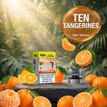 Vaporesso Dojo Blast X Pod Nachfüllbehälter 10ml - Ten Tangerines - 20mg