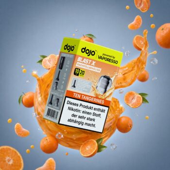 Vaporesso Dojo Blast X Pod Nachfüllbehälter 10ml - Ten Tangerines - 20mg – Splash