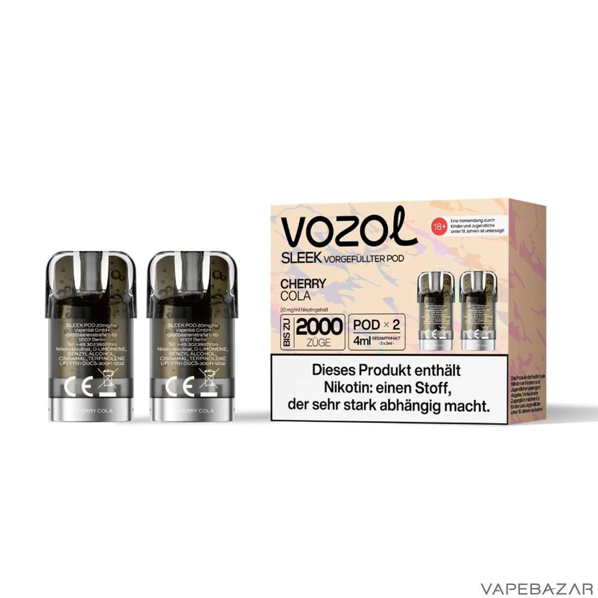 vozol sleek pod cherry cola 20mg | Vapebazar Vozol-Sleek-Pod-Cherry-Cola-20Mg