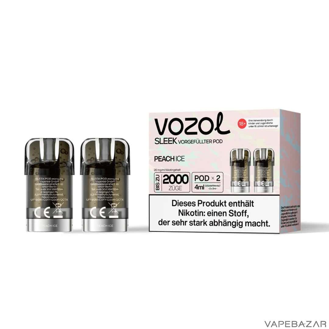 vozol sleek pod peach ice 20mg | Vapebazar Vozol-Sleek-Pod-Peach-Ice-20Mg