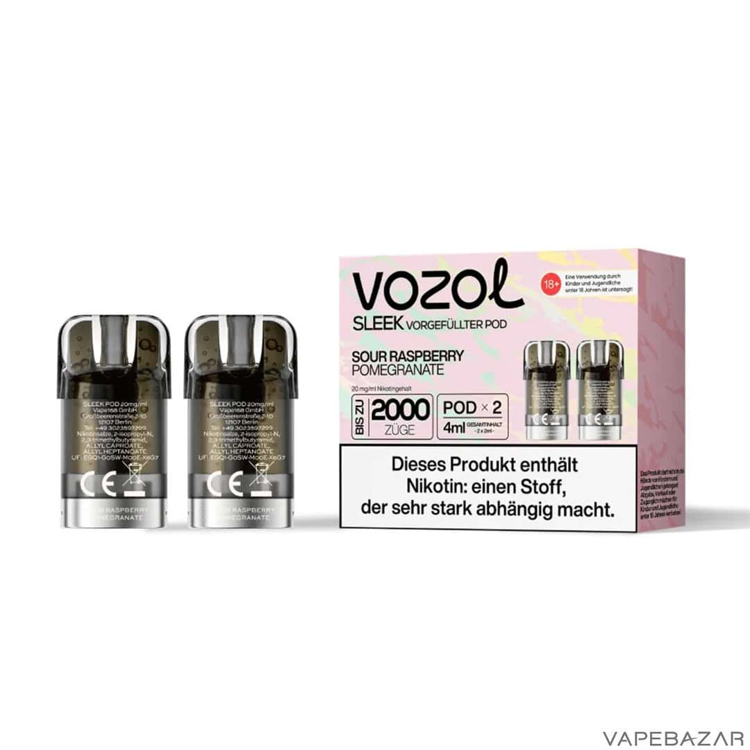 vozol sleek pod raspberry pomegranate 20mg | Vapebazar Vozol-Sleek-Pod-Raspberry-Pomegranate-20Mg