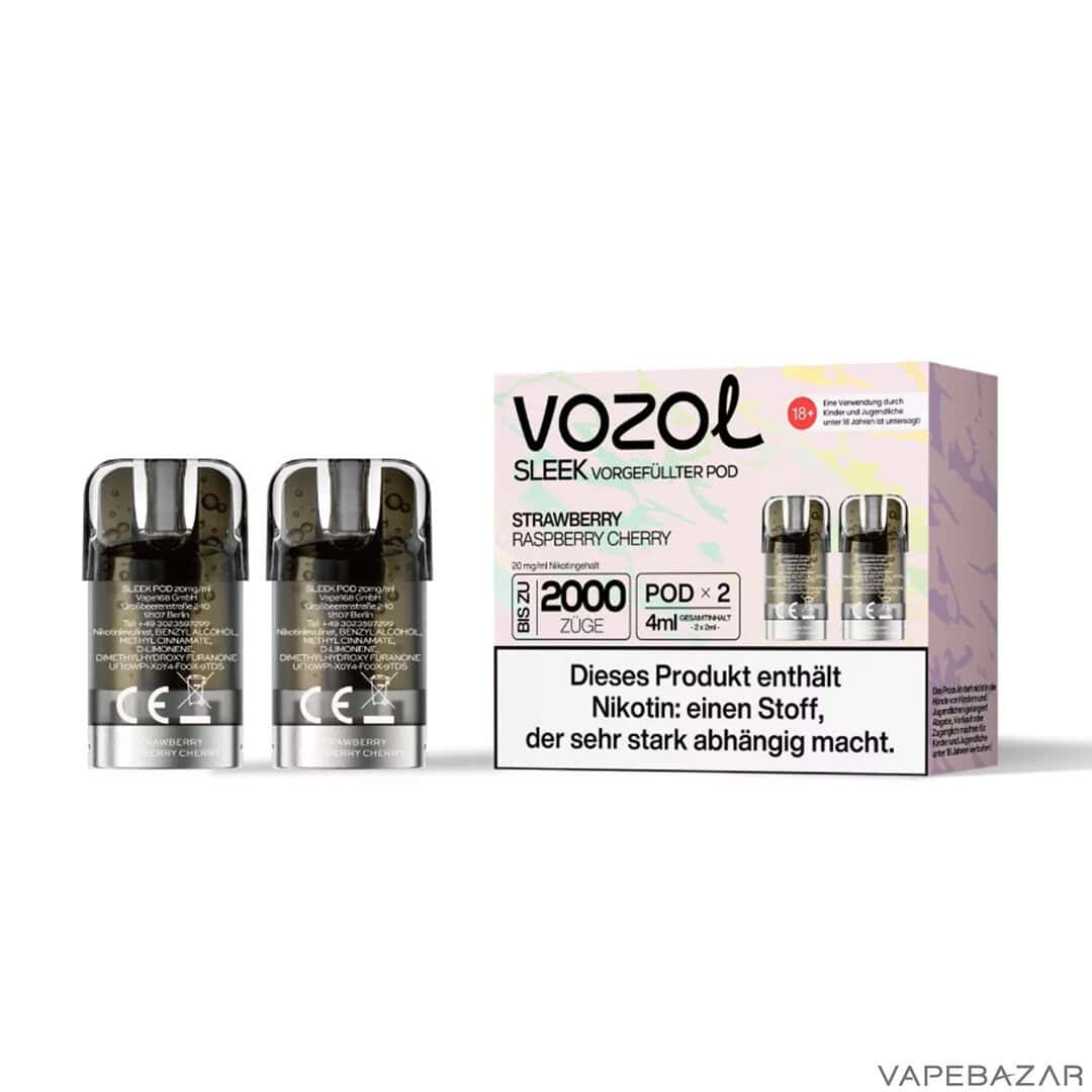 vozol sleek pod strawberry raspberry cherry 20mg | Vapebazar Vozol-Sleek-Pod-Strawberry-Raspberry-Cherry-20Mg