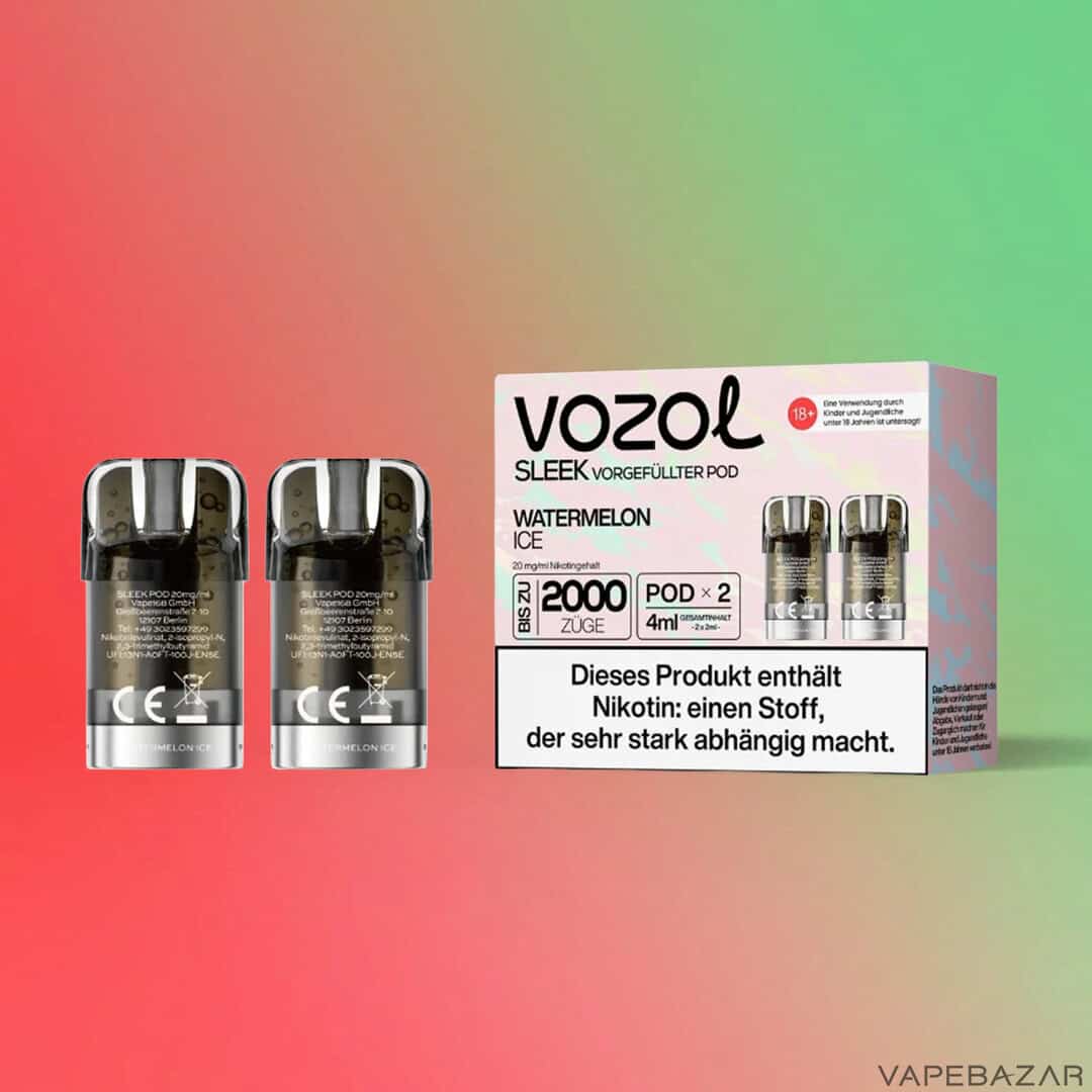 vozol sleek pod watermelon ice 20mg | Vapebazar Vozol-Sleek-Pod-Watermelon-Ice-20Mg