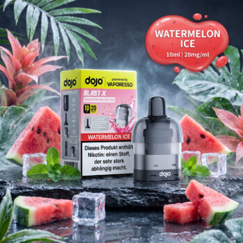 Vaporesso Dojo Blast X Pod Nachfüllbehälter 10ml - Watermelon Ice - 20mg