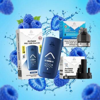 Arcbear Pro 15000 – Blue Razz – Starterkit