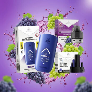 Arcbear Pro 15000 – Grape – Starterkit