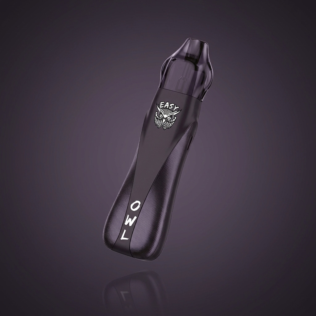 Easy Owl Pod Kit Erstbild | Vapebazar Easy Owl Pod Kit – Black Carbon – Offenes Pod-System