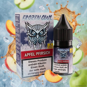 Frozen OWL – Apfel Pfirsich – Nikotinsalz Liquid 10 ml