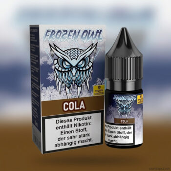 Frozen OWL – Cola – Nikotinsalz Liquid, Rückseite