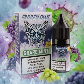 Frozen OWL – Grape Mint – Nikotinsalz Liquid 10 ml