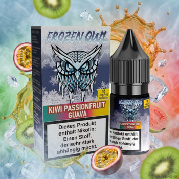 Frozen OWL – Kiwi Passionfruit Guava – Nikotinsalz Liquid 10 ml