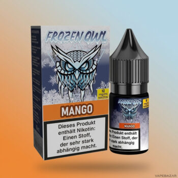 Frozen OWL – Mango – Nikotinsalz Liquid, Rückseite