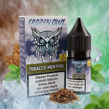 Frozen Owl NicSalt Tobacco Menthol Erstbild | Vapebazar Frozen Owl – Tobacco Menthol – Nikotinsalz Liquid 10 Ml