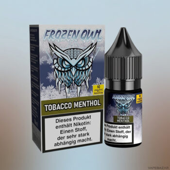 Frozen OWL – Tobacco Menthol – Nikotinsalz Liquid, Rückseite