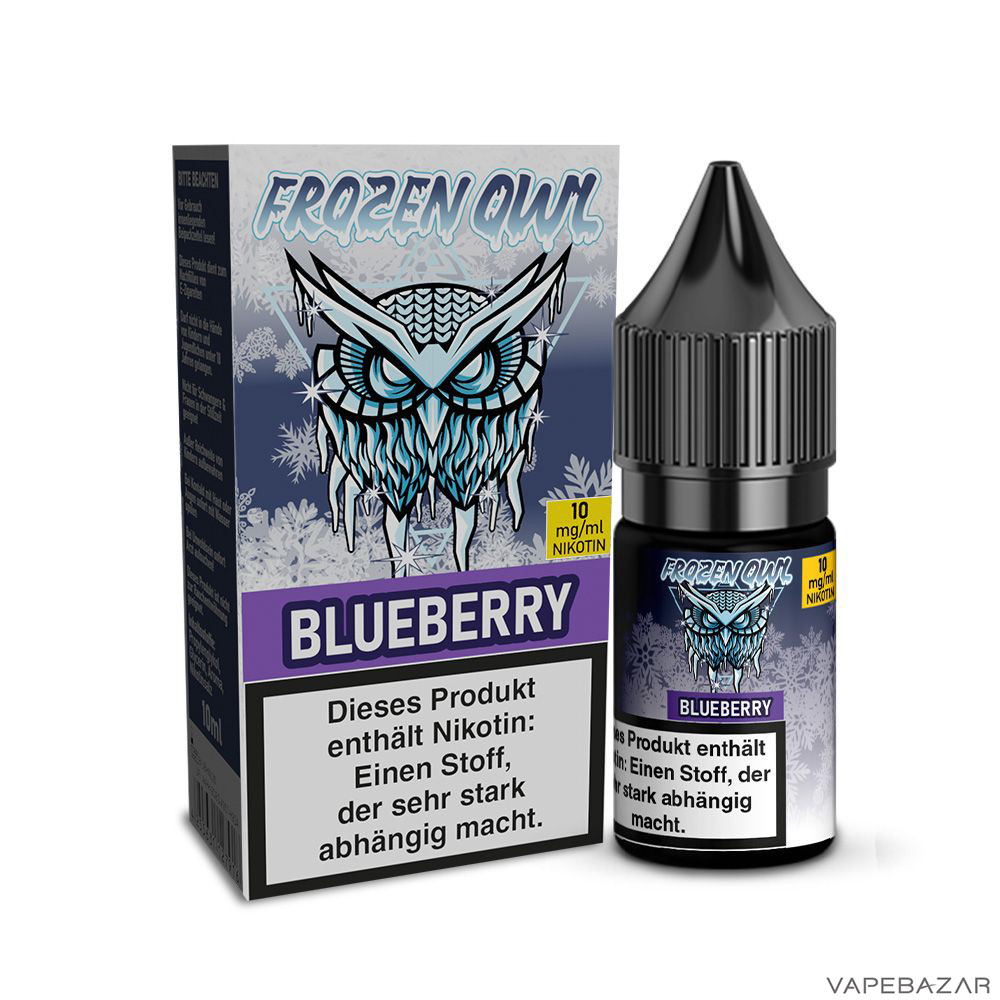 | Vapebazar Frozen Owl – Blueberry – Nikotinsalz Liquid 10 Ml