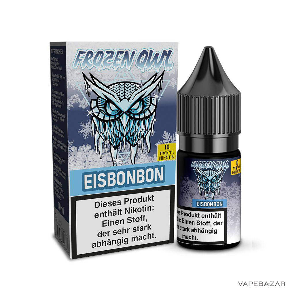 | Vapebazar Frozen Owl – Eisbonbon – Nikotinsalz Liquid 10 Ml