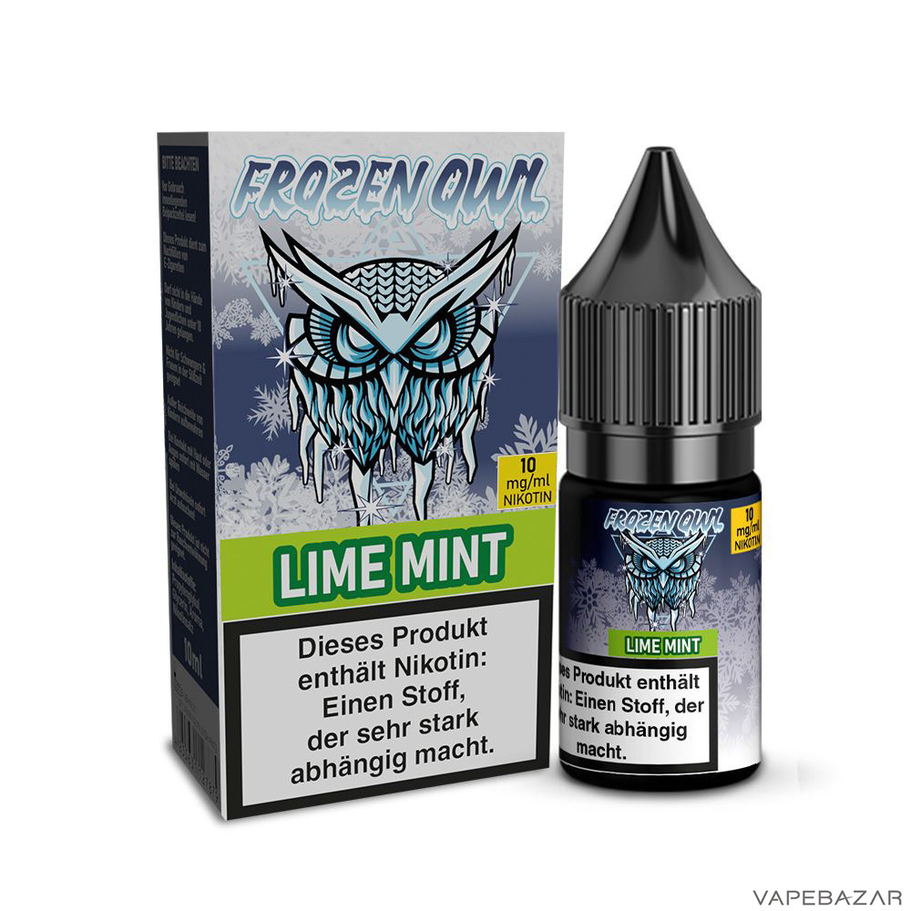 | Vapebazar Frozen Owl – Lime Mint – Nikotinsalz Liquid 10 Ml
