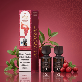 La Fume Aurora Pods – Cranberry Lagos – African Edition 2er Pack
