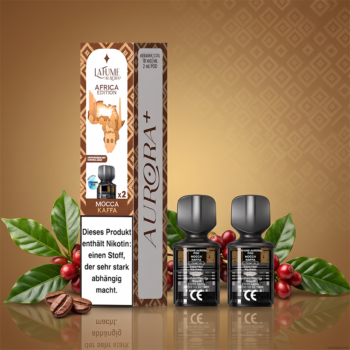 La Fume Aurora Pods – Mocca Kaffa – African Edition 2er Pack