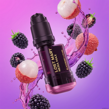 Lost Mary Nera Max Blackberry Lychee Erstbild | Vapebazar Lost Mary Nera Max – Blackberry Lychee – Prefilled Set Mit Leerpod