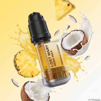 Lost Mary Nera Max Pineapple Coconut Erstbild | Vapebazar Lost Mary Nera Max – Pineapple Coconut – Prefilled Set Mit Leerpod