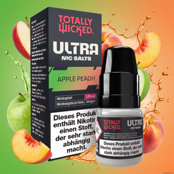 Totally Wicked ULTRA – Apple Peach – Nikotinsalz Liquid 8 ml