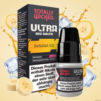 Totally Wicked ULTRA – Banana Ice – Nikotinsalz Liquid 8 ml