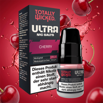 Totally Wicked ULTRA – Cherry – Nikotinsalz Liquid 8 ml