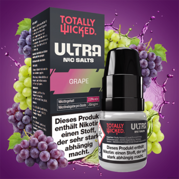 Totally Wicked ULTRA – Grape – Nikotinsalz Liquid 8 ml