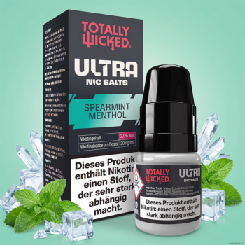 Totally Wicked ULTRA – Spearmint Menthol – Nikotinsalz Liquid 8 ml