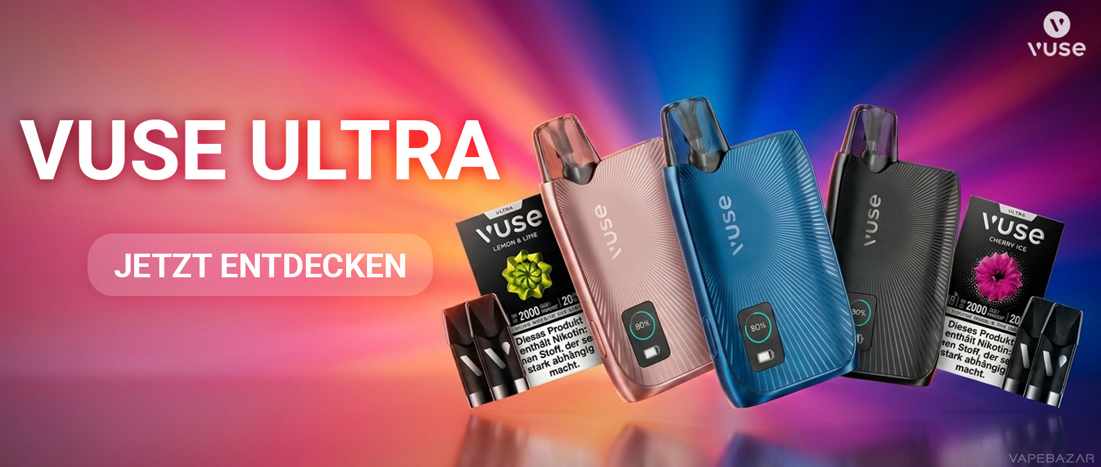 Vuse Ultra - Pods und Geraete