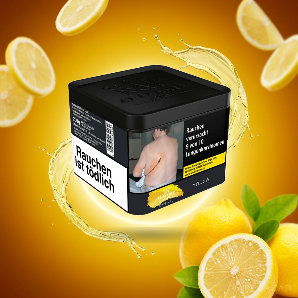 af yellow v2 | Vapebazar Al Fakher Tabak - Yellow