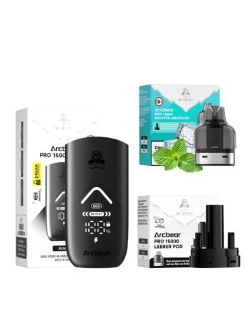 Arcbear Pro 15000 – Ice Mint – Starterkit Lieferumfang